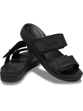 CROCS Women’s Brooklyn Buckle Low Sandals